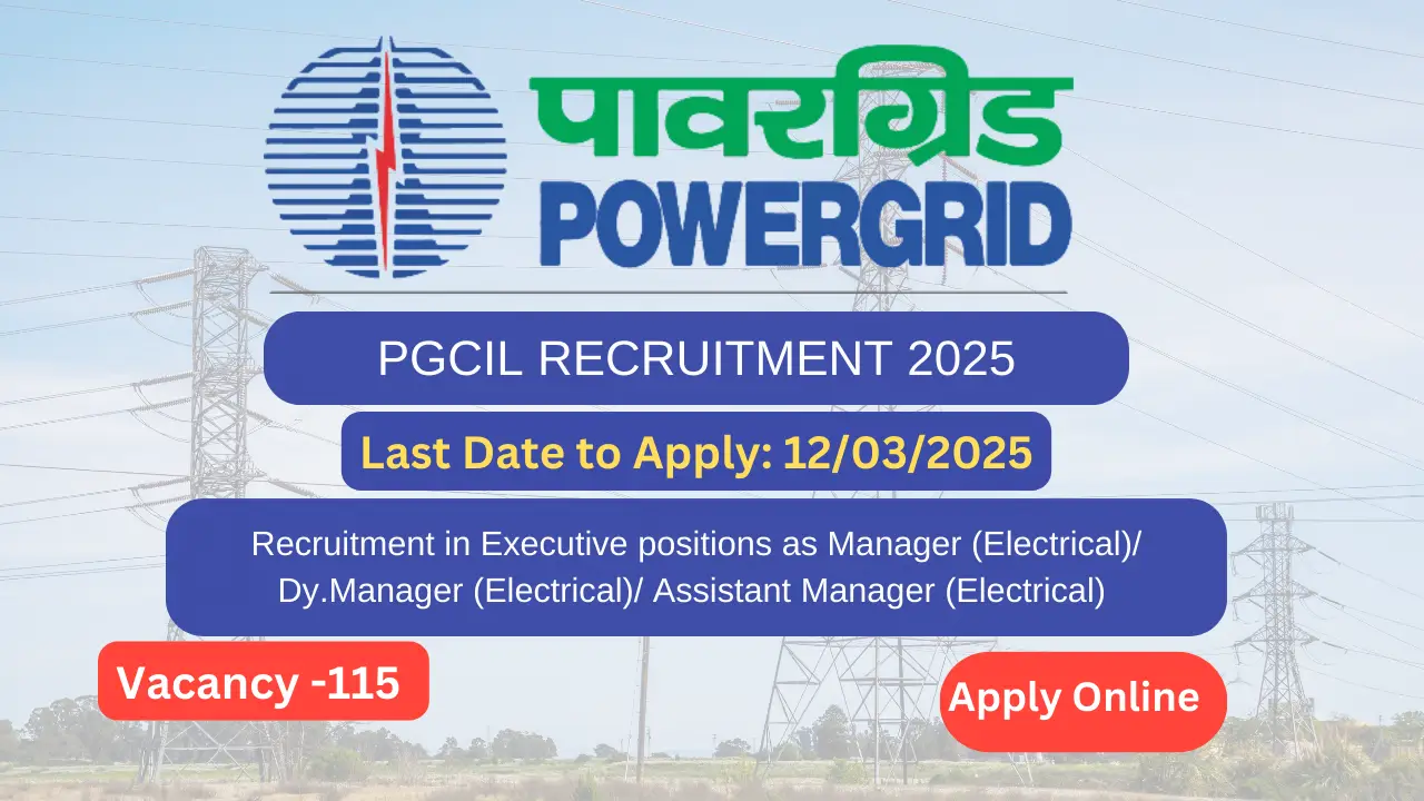 POWERGRID RECRUITMENT 2025