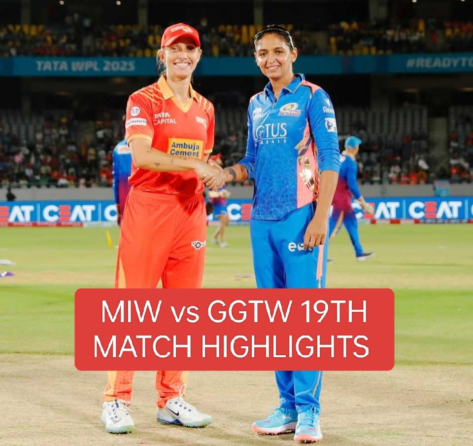 mi vs ggt 19th match highlights