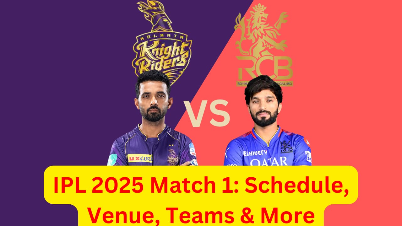 Kolkata Knight Riders vs Royal Challengers Bengaluru, 1st Match