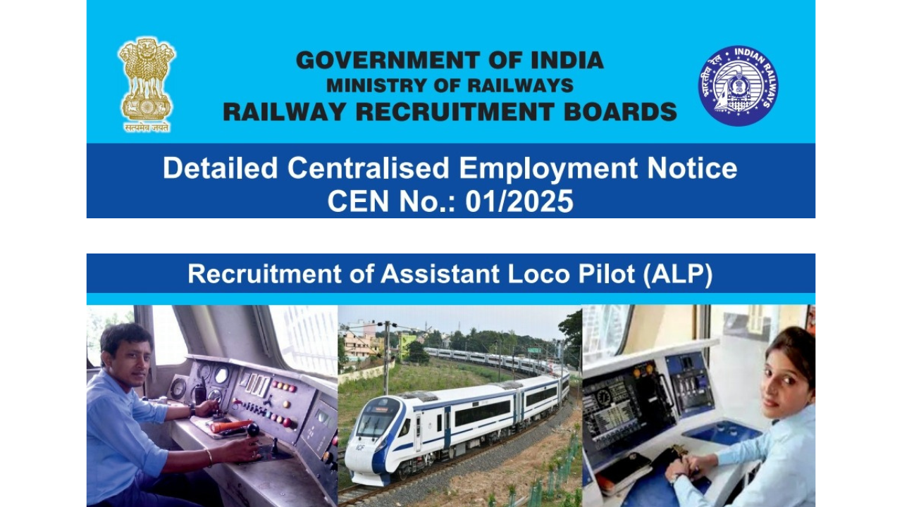 Assistant loco pilot recruitment 2025